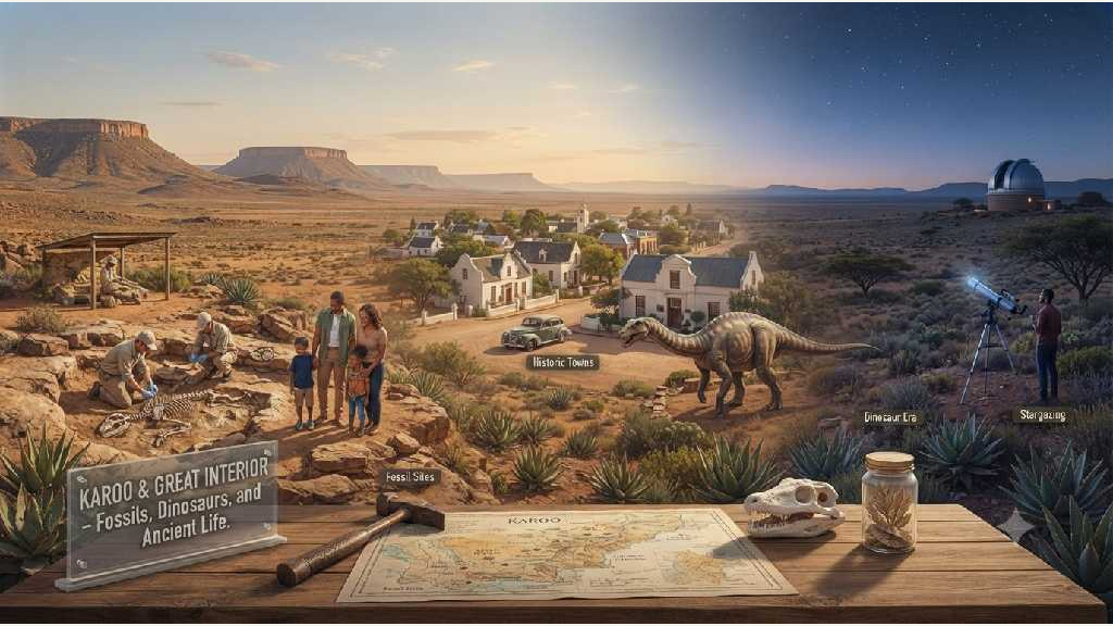 Fossils, stars, dinosaurs and wide-open space